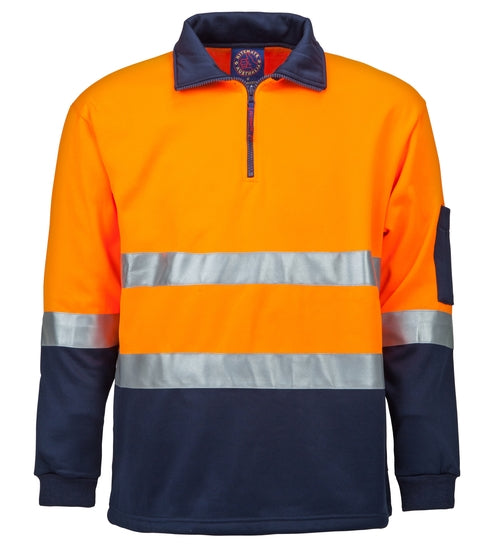 RITEMATE HI VIS FLEECY PULLOVER TAPED RM6012R