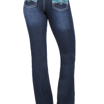 PURE WESTERN WMNS INDIANA RELAXED JEAN