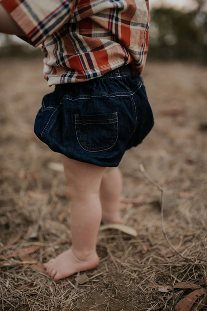 Little Windmill Clothing Co. "Harley" Denim Baby Bloomers