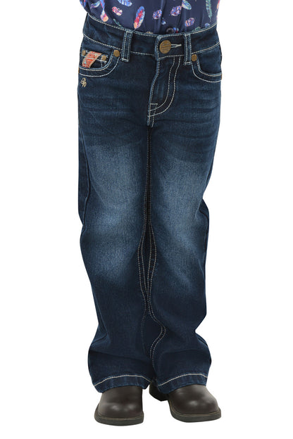 PURE WESTERN GIRLS AZTEC BOOTCUT JEAN