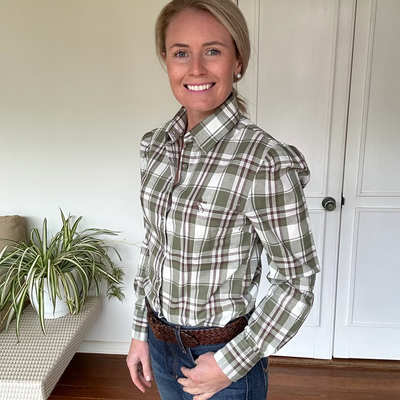 Black Colt Clothing Maggie - Green Plaid