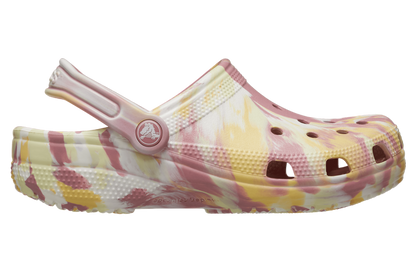 Crocs Unisex Classic Clog - Marbled Daylily/ Multi