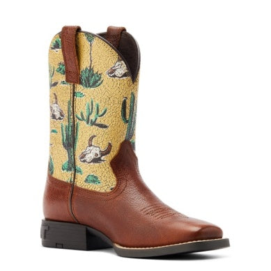 ARIAT KIDS ROUND UP WIDE SQUARE TOE