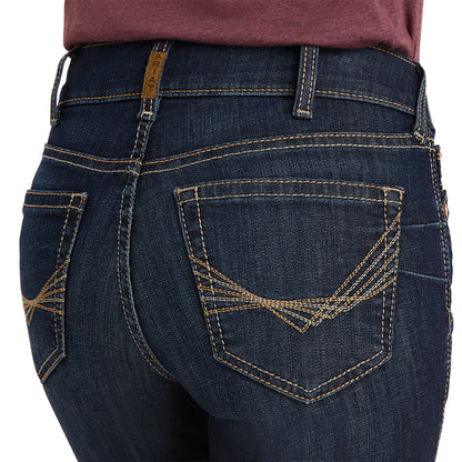 ARIAT WMNS REAL PERFECT RISE STRAIGHT LEG GRETA MIDNIGHT