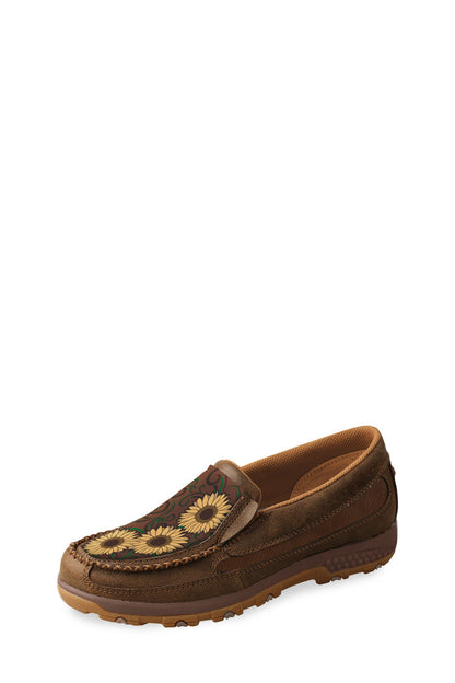 TWISTED X CELLSTRETCH MOCS SLIPON SUNFLOWER