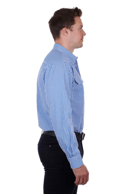 HARD SLOG MENS DEVIN PRINT LS SHIRT