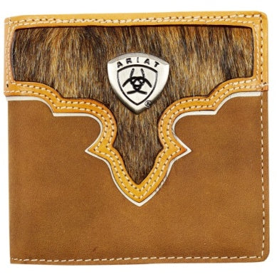 ARIAT BI FOLD WALLET BROWN WLT2108A