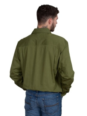 JUST COUNTRY WORK SHIRT CAMERON 1/2 BUTTON