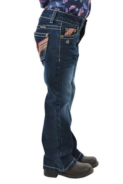 PURE WESTERN GIRLS AZTEC BOOTCUT JEAN