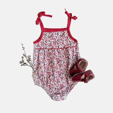 Love Henry Baby Girls Elsie Playsuit - Pink Petite Floral