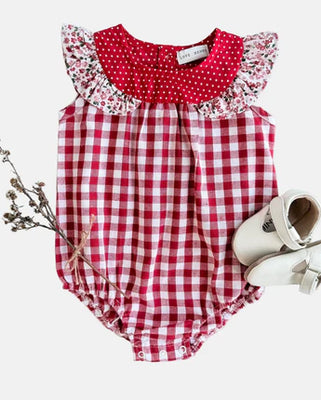 Love Henry Baby Girls Neve Playsuit - Pink Petite Floral