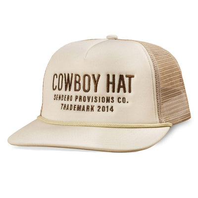 Sendero Cowboy Cap - Cream