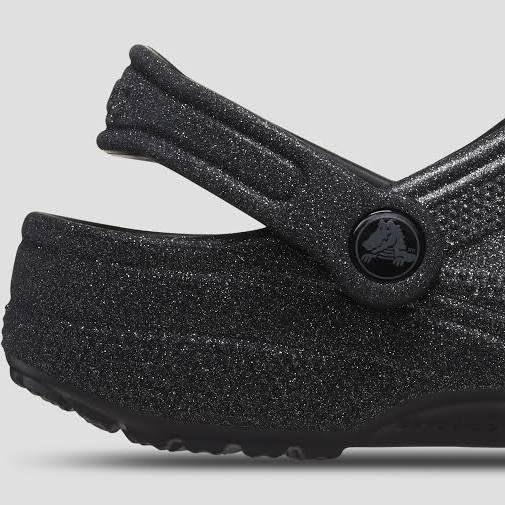 Crocs Unisex Classic Clog - Glitter Black