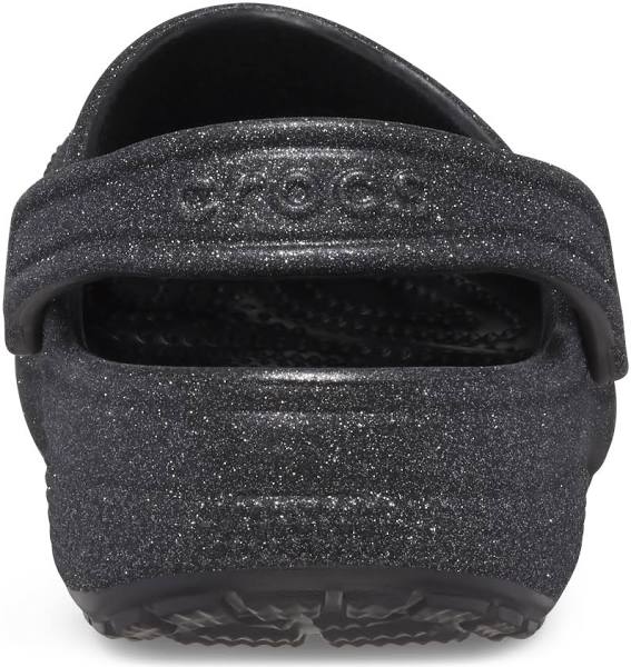 Crocs Unisex Classic Clog - Glitter Black