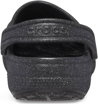 Crocs Unisex Classic Clog - Glitter Black