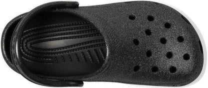 Crocs Unisex Classic Clog - Glitter Black