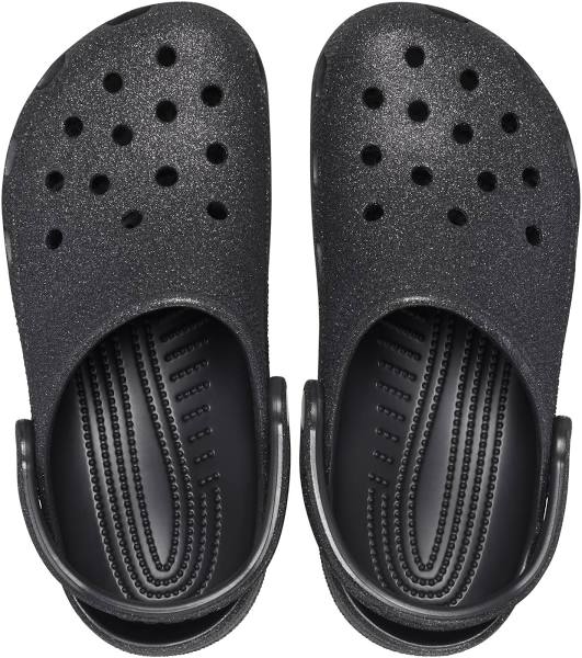 Crocs Unisex Classic Clog - Glitter Black