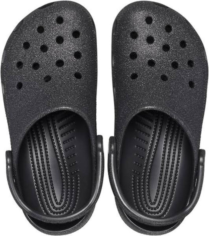 Crocs Unisex Classic Clog - Glitter Black