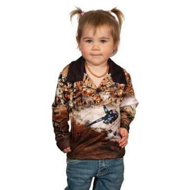 Ariat Kids Fishing Shirt - Heli Mustering
