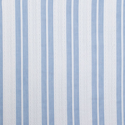 Just Country Womens Abbey Frills Full Button - White & Denim Stripe Lace