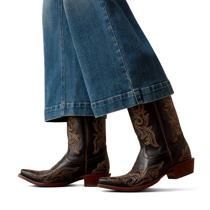 Ariat Women's Perfect Rise Jazmine Wide Leg Crop Jeans - Albuquerque
