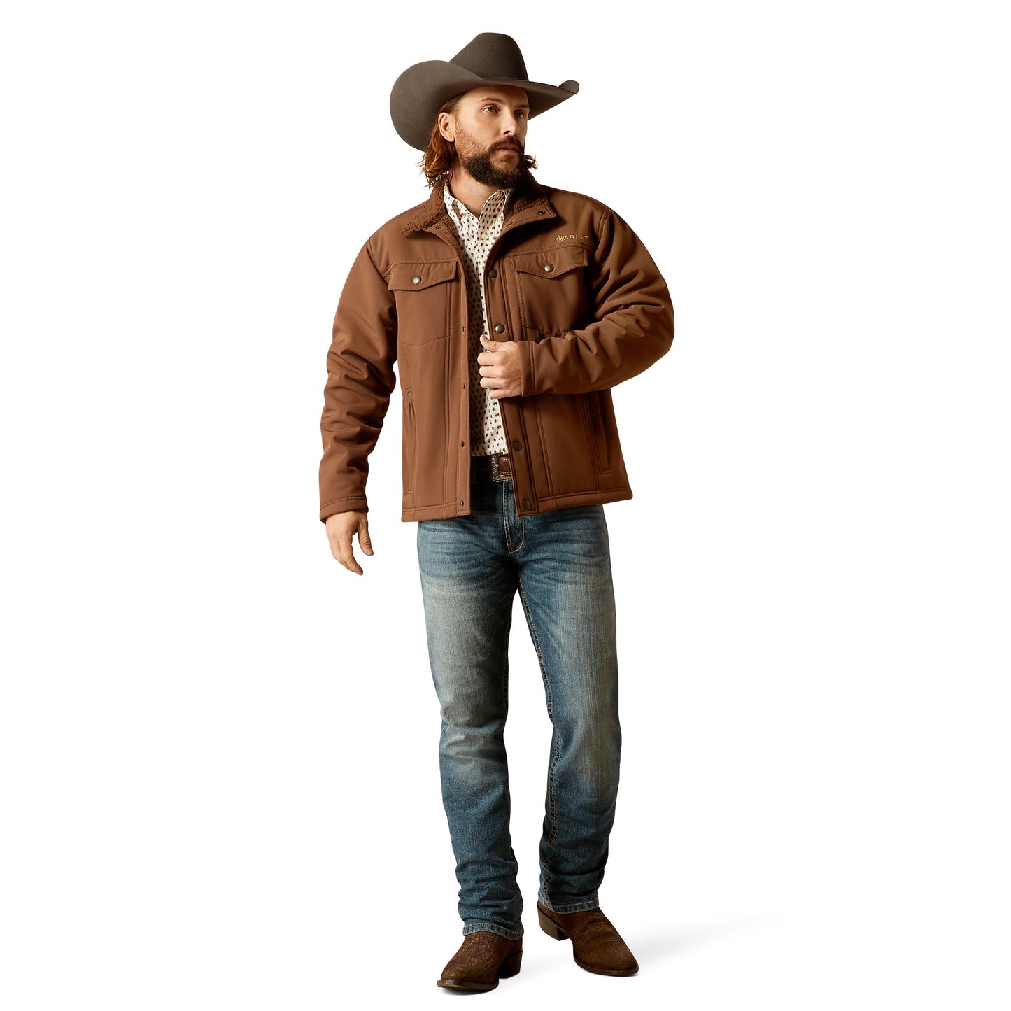 Ariat Mens Vernon Sherpa 2.0 Jacket Carafe