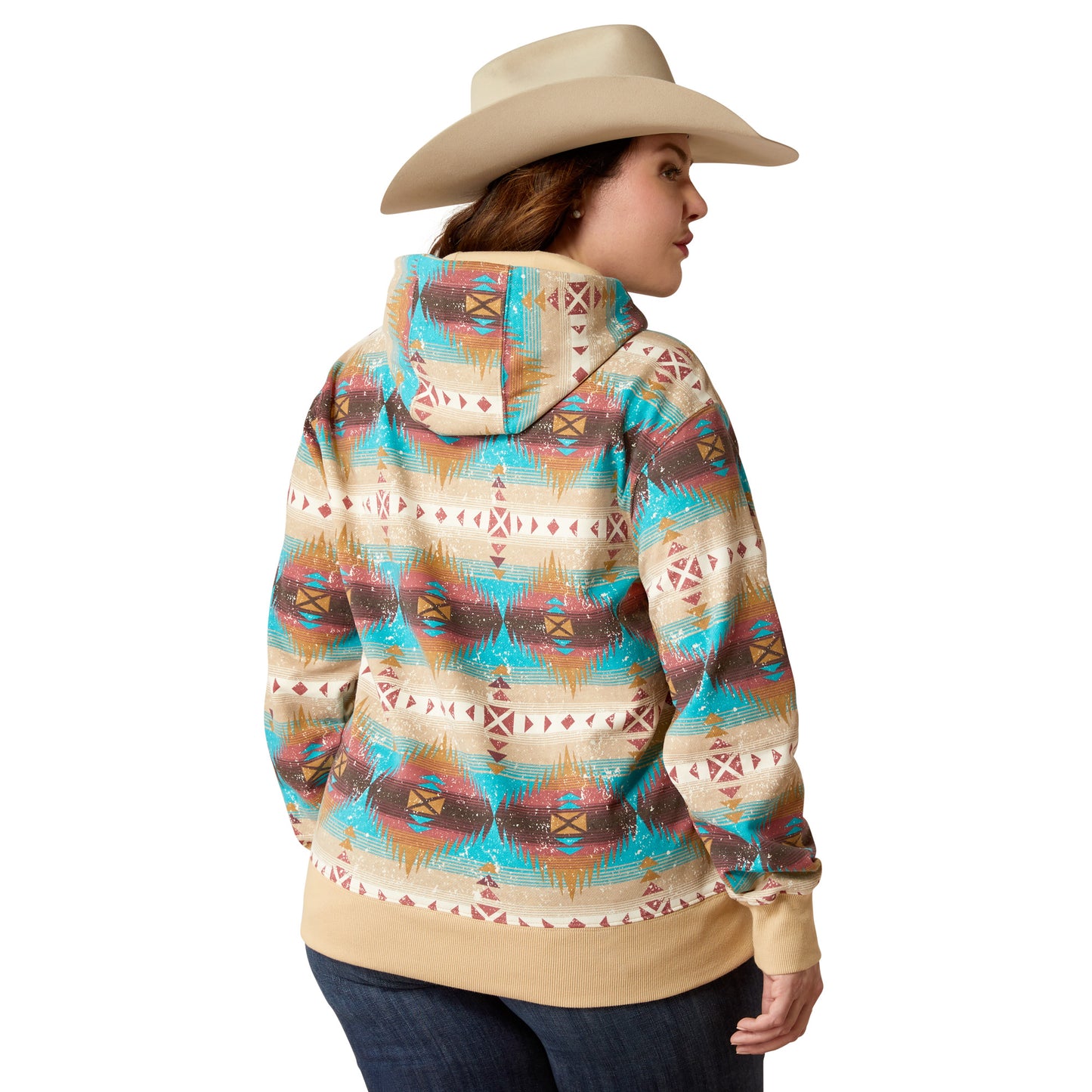 Ariat Womens Lunas Hoodie Serrano Print