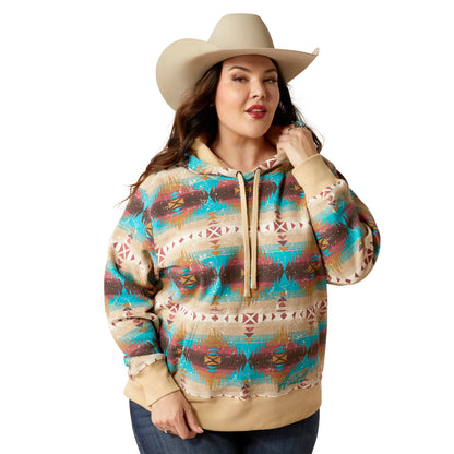 Ariat Womens Lunas Hoodie Serrano Print