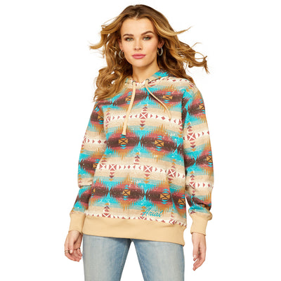 Ariat Womens Lunas Hoodie Serrano Print