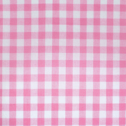 Just Country Infant Frankie Short Sleeve Full Button Jumpsuit - Pink Lemonade & White Check