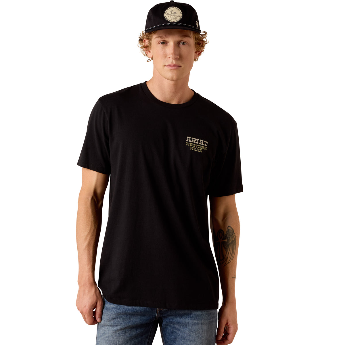Ariat Men's Country and Western Lockup Tee - Black