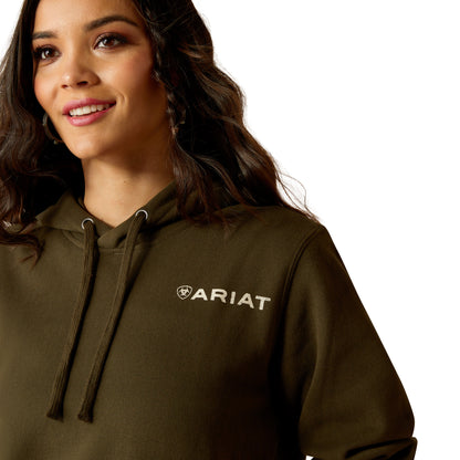 Ariat Womens Stamp Hoodie - Serrano Print