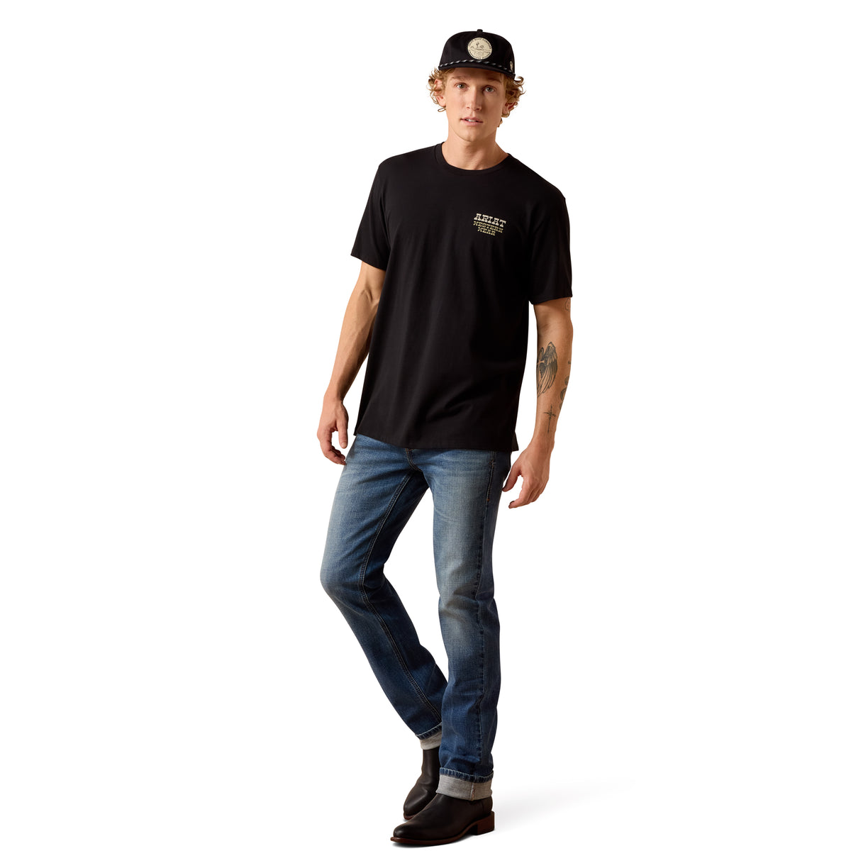 Ariat Men's Country and Western Lockup Tee - Black
