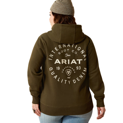Ariat Womens Stamp Hoodie - Serrano Print