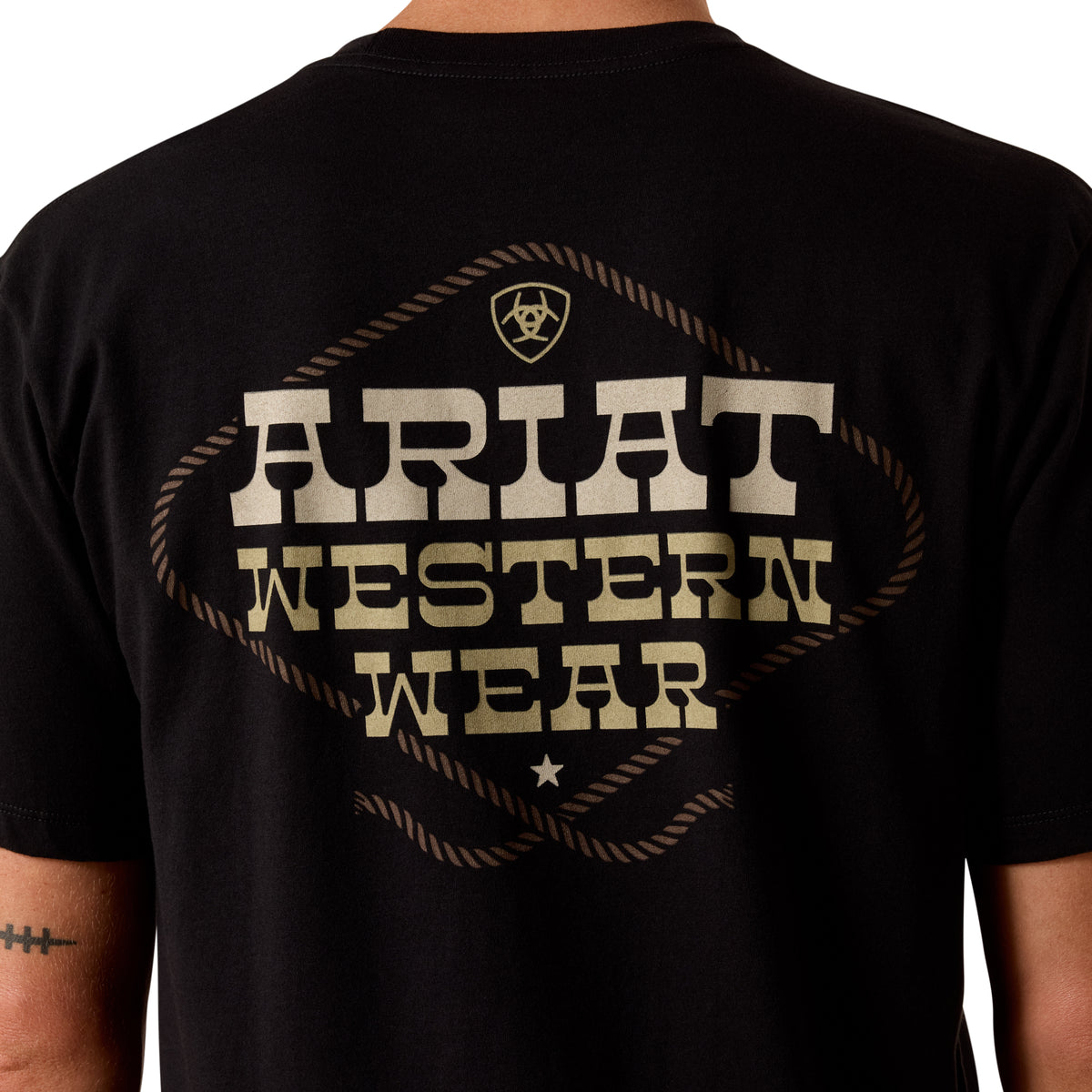 Ariat Men's Country and Western Lockup Tee - Black