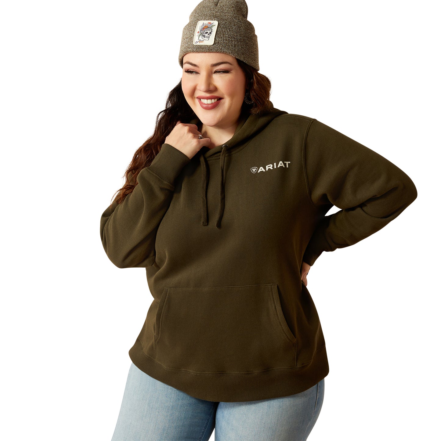 Ariat Womens Stamp Hoodie - Serrano Print