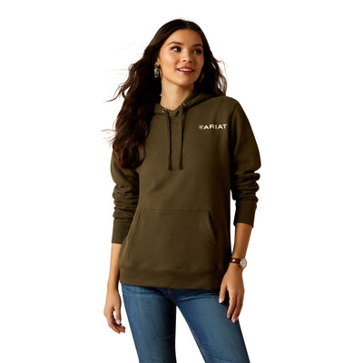 Ariat Womens Stamp Hoodie - Serrano Print