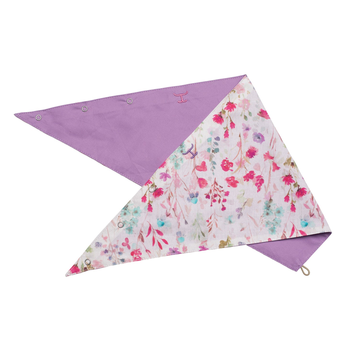 Just Country Carlee Doubled Sided Scarf - Orchid/White Wildflowers