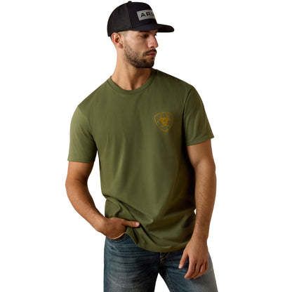 Ariat Men's Made For Farmers T-shirt - Four Leaf Clover