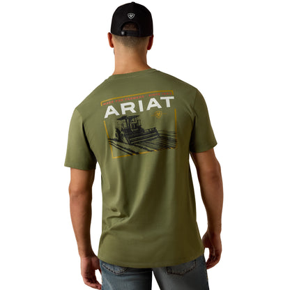 Ariat Men's Made For Farmers T-shirt - Four Leaf Clover
