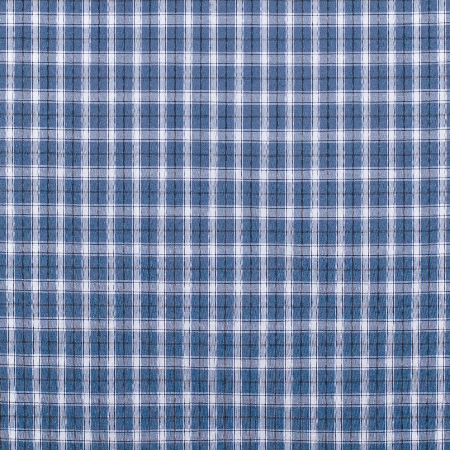 Just Country Men's Austin Full Button Long Sleeve Print Workshirt - Dutch Blue & White Plaid