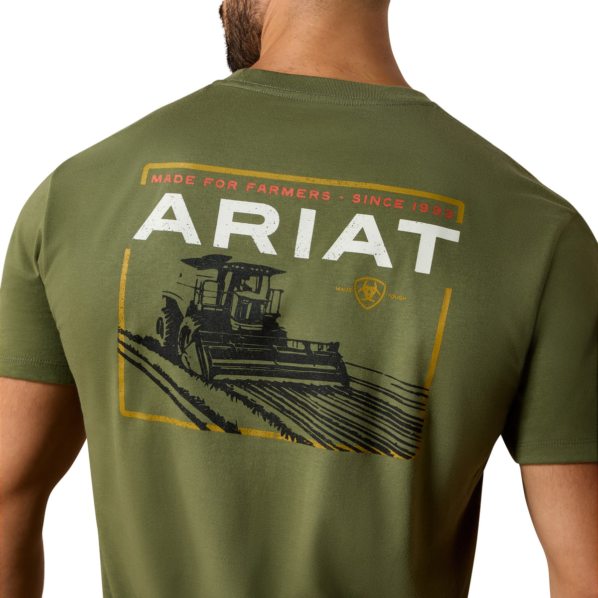 Ariat Men's Made For Farmers T-shirt - Four Leaf Clover