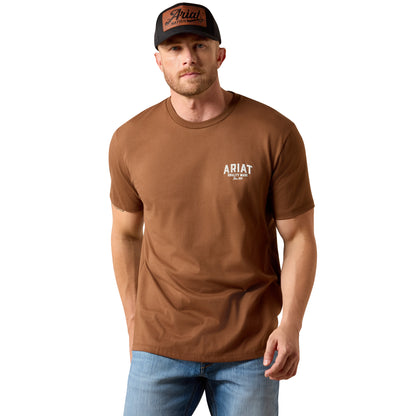Ariat Men's Quality Wood States T-shirt - Soft Silt