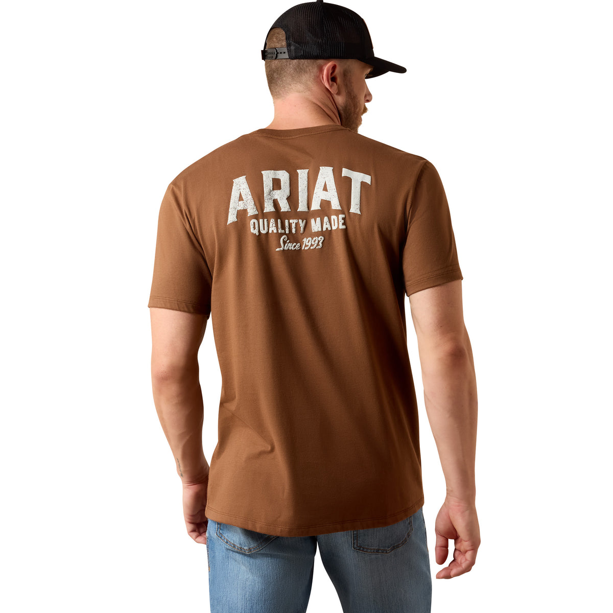 Ariat Men's Quality Wood States T-shirt - Soft Silt