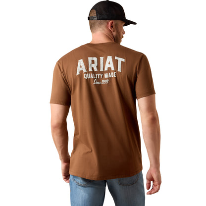Ariat Men's Quality Wood States T-shirt - Soft Silt