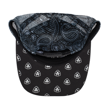 Ariat Paisley Trucker Cap - Black