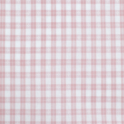 Just Country Girl's Gracie Frills Full Button Workshirt - Heather Rose & White Check