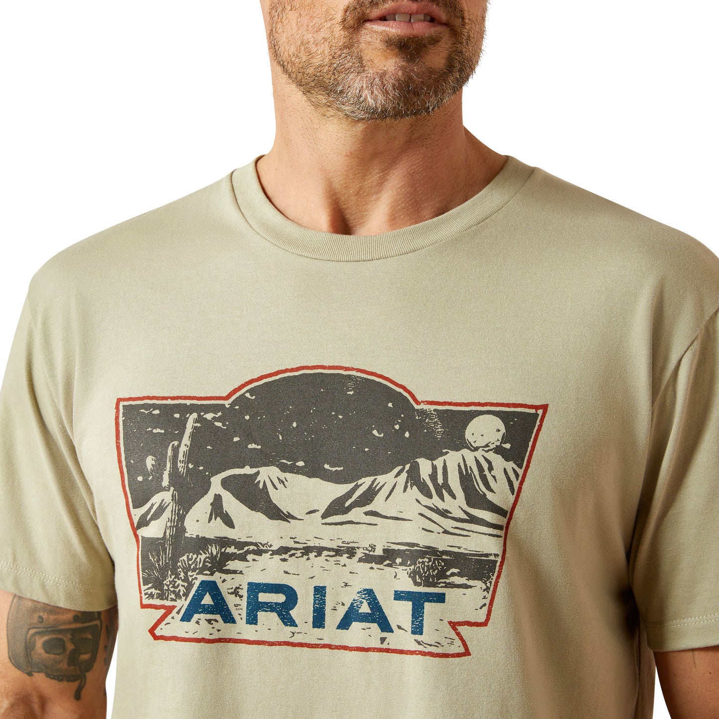 Ariat Men's Stamped Landscape Tee - Elm