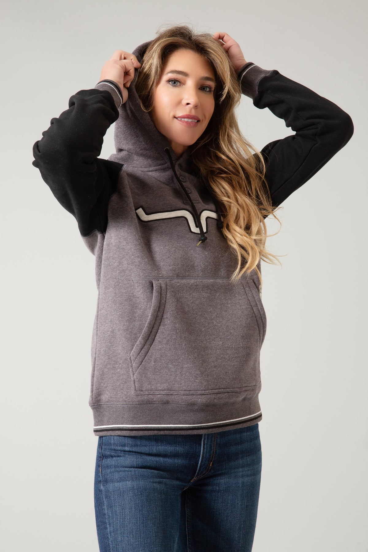 5370 Ranch Kimes Ranch Ladies Amigo Hoodie Charcoal – Backroads