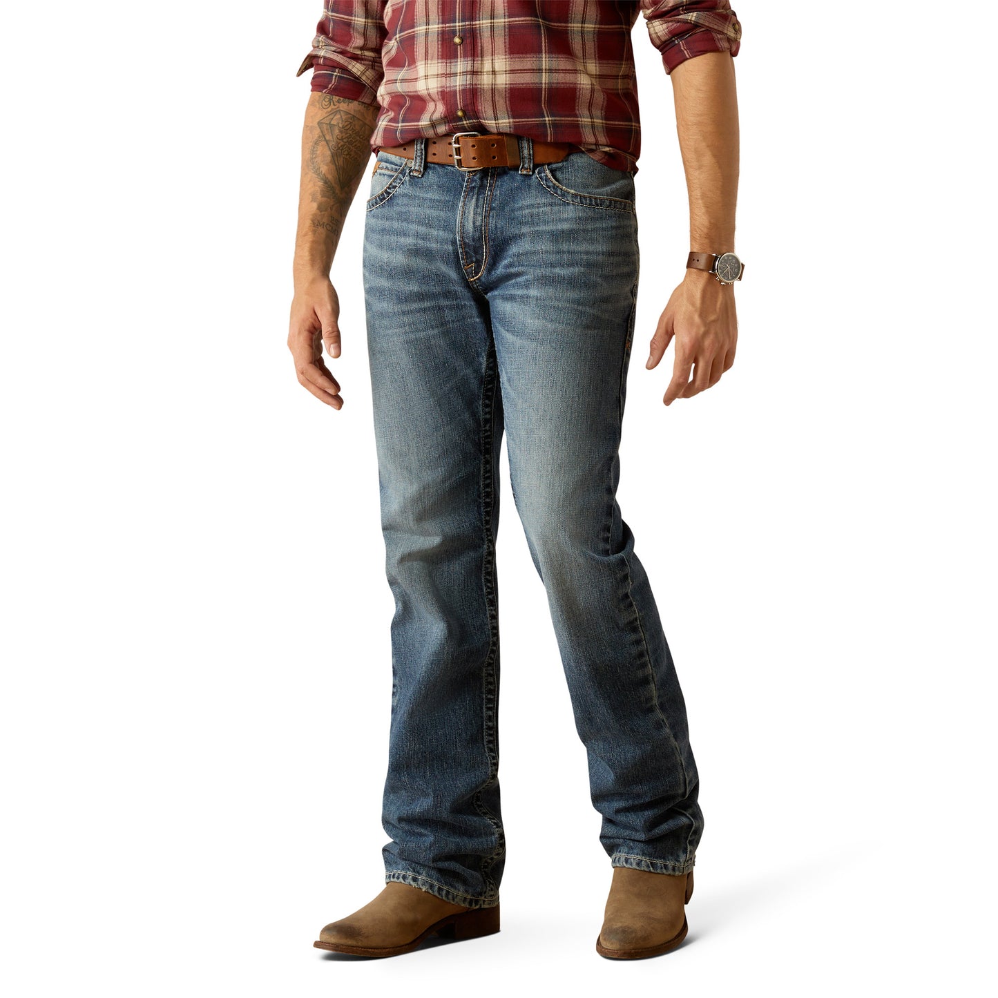 Ariat Mens M5 Straight Leg Smokey Weatherford